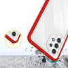 Clear 3in1 tok Samsung Galaxy A72 4G Frame Gel Cover Red-9145576242803 6 kép