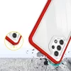 Clear 3in1 tok Samsung Galaxy A72 4G Frame Gel Cover Red-9145576242803 6 kép