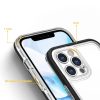 Clear 3in1 tok iPhone 12 Pro keretes gél tok fekete-9145576242391 4 kép