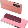 Clear View Case fliptok Samsung Galaxy A24 4G tok, rózsaszín-9145576275955 8 kép