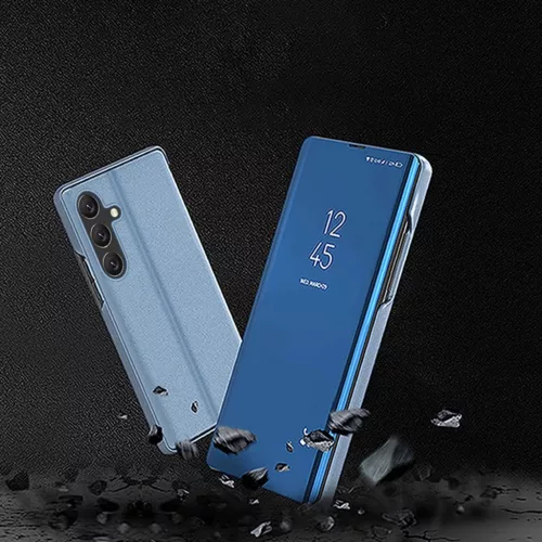Clear View Case fliptok Samsung Galaxy A24 4G tok, rózsaszín-9145576275955 8 kép