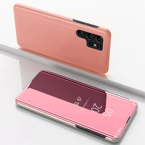 Fliptok Clear View Samsung Galaxy A56 rózsaszín tok-5907769371431 1 kép