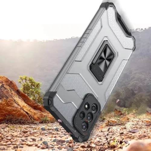 Crystal Ring Case Kickstand Tough Rugged tok Samsung Galaxy A72 4G fek-9145576226391 5 kép