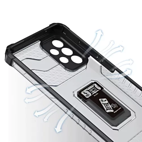 Crystal Ring Case Kickstand Tough Rugged tok Samsung Galaxy A72 4G fek-9145576226391 7 kép