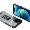 Crystal Ring Case Kickstand Tough Rugged tok iPhone 12 Mini fekete-9145576226155 7 kép