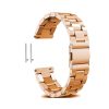 Samsung Galaxy Watch 22mm fém óraszíj rose gold színű Alphajack- 2 kép