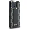  iPhone 16 Pro Fekete DKNY Kockás Minta MagSafe Tok-3666339333164 4 kép