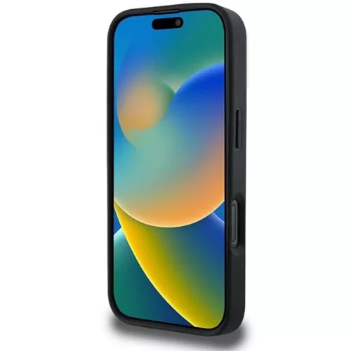  iPhone 16 Pro Fekete DKNY Kockás Minta MagSafe Tok-3666339333164 5 kép