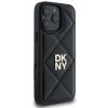 DKNY Steppelt Halmozott Logós iPhone 16 Pro Max Tok - Fekete-3666339333492 4 kép