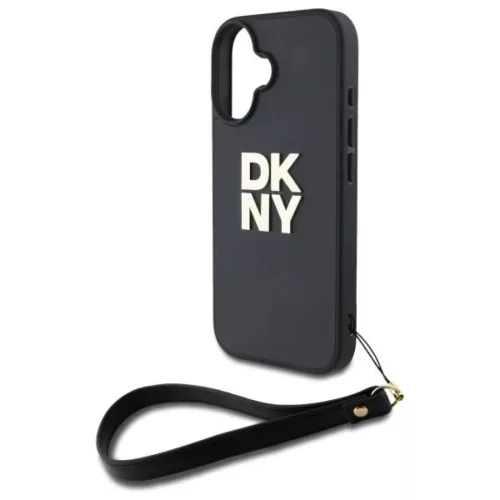  iPhone 16 6.1" fekete/fekete DKNY DKHCP16SPBSWSK keménytok csuklóp�-3666339334543 5 kép