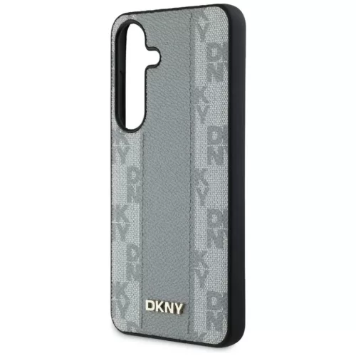  Samsung Galaxy S25 taupe DKNY Leather Checkered Pattern MagSafe tok-3666339423575 6 kép
