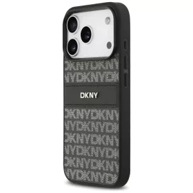  iPhone 17 Pro Fekete DKNY ismétlődő textúramintás tok árnyalato-3666339545734 2 kép