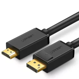   Ugreen DisplayPort to HDMI kábel 4K 30Hz 32 AWG 2m fekete (DP101 10202)