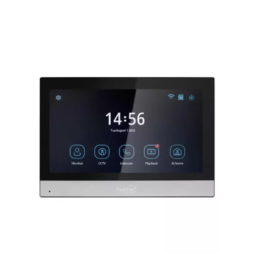 Home DPV SMART video kaputelefon, 7 érintőképernyő, IP65, AHD kam-5999084963309 3 kép