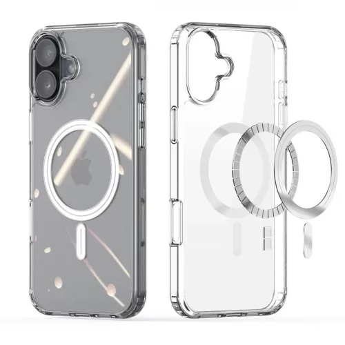 Dux Ducis Clin Mag tok MagSafe-fel iPhone 16 Plus-hoz - átlátszó-6934913004067 3 kép