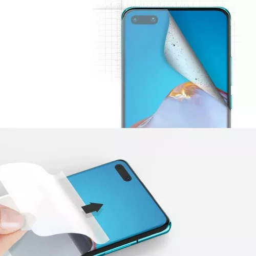 Ringke Dual Easy 2x kijelzővédő PET fólia Huawei P40 (DWHW0002)-8809716071265 4 kép