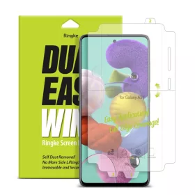   Samsung A51 Ringke Dual Easy 2x kijelzővédő PET fólia (DWSG0001)