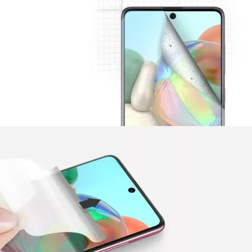 Samsung A51 Ringke Dual Easy 2x kijelzővédő PET fólia (DWSG0001)-8809688896897 7 kép