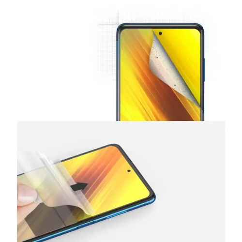 Ringke Dual Easy 2x kijelzővédő PET fólia Xiaomi Poco X3 NFC (DWXI-8809758106895 8 kép