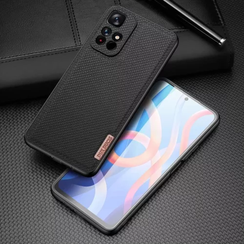 Dux Ducis Fino case nylon anyaggal borított Poco M4 Pro 5G fekete tok-6934913043851 2 kép