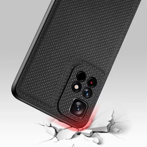 Dux Ducis Fino case nylon anyaggal borított Poco M4 Pro 5G fekete tok-6934913043851 6 kép