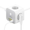 Baseus PowerCombo 7 az 1-ben hálózati elosztó kocka, 3 AC + 3 x USB-6932172663483 4 kép