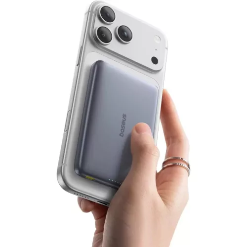 Powerbank Baseus PicoGo AM41, 10000mAh, 27W, PD + FQI, Szürke E002720-6932172691424 3 kép