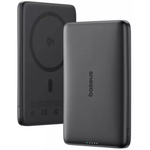 Baseus PicoGo AM41 Powerbank, 10000mAh, 27W, PD + FQI, Fekete E0027201-6932172691707 2 kép