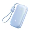 Baseus EnerFill FC21 Qpow 3 Ultra 20000mAh 22.5W Powerbank kijelzővel és kábellel - Kék