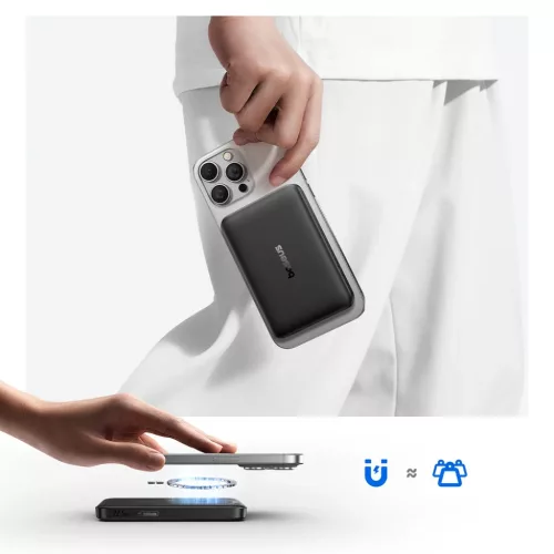 Powerbank Baseus EnerFill FM12 10000mAh 22,5W Qi2 kompatibilis MagSafe-6932172699062 7 kép