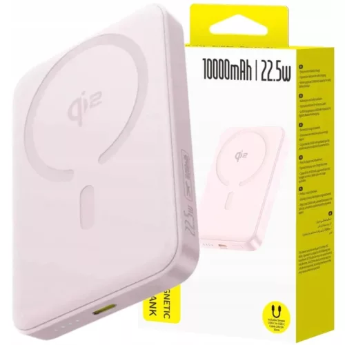 Powerbank Baseus Enerfill FM12, 10000mAh, 22.5W, PD + FQI, Pink E00285-6932172699079 4 kép