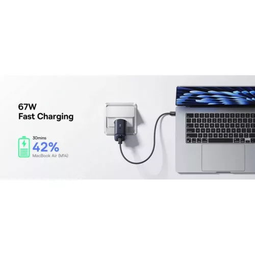 Baseus PicoGo AE11 hálózati USB-C töltő adapter, 67W, 3.35A, 1 x U-6932172699963 5 kép