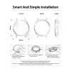 Samsung Galaxy Watch 4 44 mm Ringke Slim tok 2x átlátszó/fekete-8809818847829 8 kép
