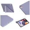 iPad 10.9 2022, iPad 11 2025 készülékhez vászonmintás PU + szilik- 6 kép