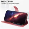 Honor 600 / 600 Pro klasszikus borjúbőr textúrás fliptok rózsaara- 4 kép