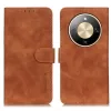 Honor Magic8 Lite KHAZNEH retro mintás fliptok barna tok