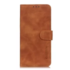 Honor Magic8 Lite KHAZNEH retro mintás fliptok barna tok- 2 kép