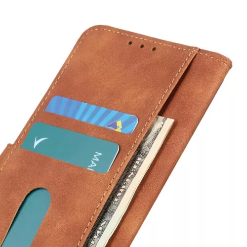 Honor Magic8 Lite KHAZNEH retro mintás fliptok barna tok- 5 kép