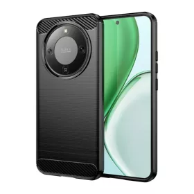 Honor Magic8 Lite karbonszálas csiszolt mintázatú TPU telefontok (f- 1 kép