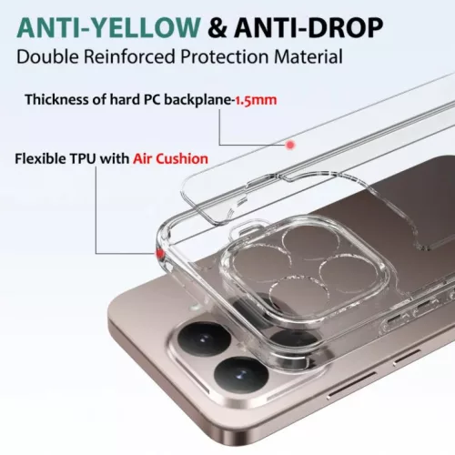Xiaomi 17T 5G karcálló akril TPU átlátszó telefontok tok- 5 kép