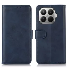 Xiaomi 17T 5G marhabőr mintás PU bőr tok (kék) tok