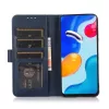 Xiaomi 17T 5G marhabőr mintás PU bőr tok (kék) tok- 4 kép