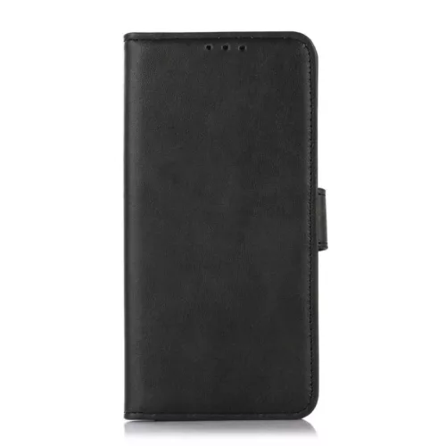 Xiaomi 17T 5G marhabőr mintás PU bőr telefontok (fekete) tok- 2 kép