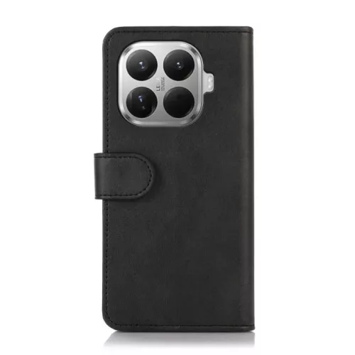 Xiaomi 17T 5G marhabőr mintás PU bőr telefontok (fekete) tok- 3 kép