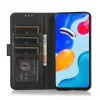 Xiaomi 17T 5G marhabőr mintás PU bőr telefontok (fekete) tok- 4 kép