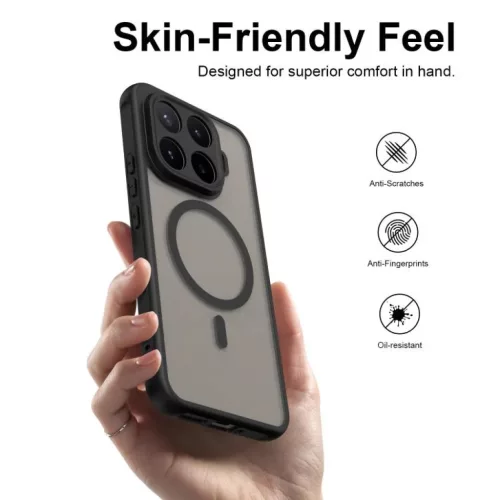 Xiaomi 17T Pro 5G készülékhez Fan Dun sorozatú TPU hibrid PC matt - 2 kép
