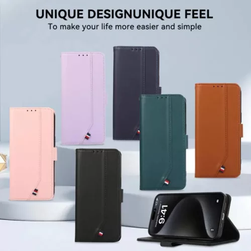 Honor X9d 5G / Magic8 Lite ABEEL finom textúrájú, toldott RFID bőr- 6 kép