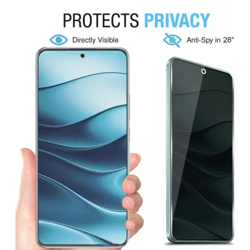 Xiaomi 17T 5G készülékhez teljes fedésű, fekete szegélyű, betek- 3 kép