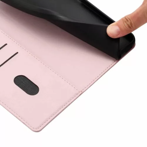 Honor Magic8 Lite Fa Macska Dombornyomott Fliptok Vegán Bőr Tok (Ró- 4 kép