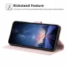Honor Magic8 Lite Fa Macska Dombornyomott Fliptok Vegán Bőr Tok (Ró- 5 kép